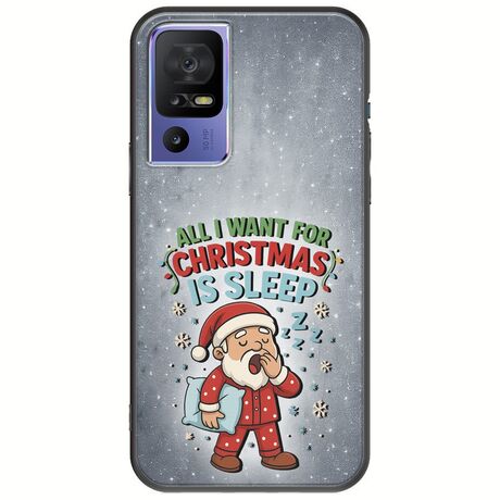 All I Want For Christmas Is - Sleep TCL 40 SE Black TPU (Μαύρη Σιλικόνη)