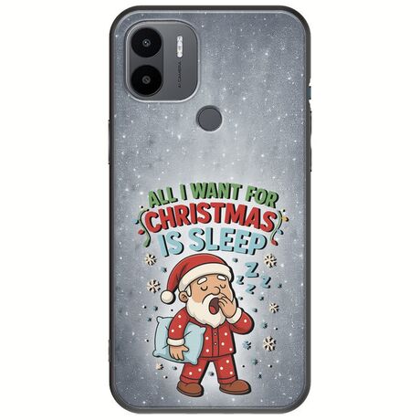 All I Want For Christmas Is - Sleep Xiaomi Redmi A2 Plus Black TPU (Μαύρη Σιλικόνη)