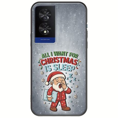 All I Want For Christmas Is - Sleep TCL 40 NXTPAPER 4G Black TPU (Μαύρη Σιλικόνη)