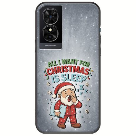 All I Want For Christmas Is - Sleep TCL 50 SE Black TPU (Μαύρη Σιλικόνη)
