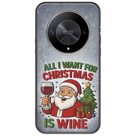All I Want For Christmas Is - Wine Honor Magic 6 Lite 5G Black TPU (Μαύρη Σιλικόνη)