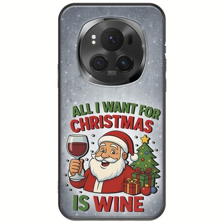 All I Want For Christmas Is - Wine Honor Magic 6 Pro 5G Black TPU (Μαύρη Σιλικόνη)
