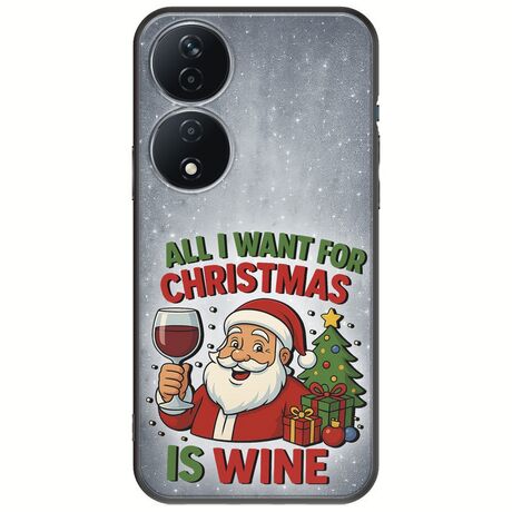 All I Want For Christmas Is - Wine Honor X7b Black TPU (Μαύρη Σιλικόνη)
