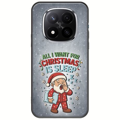 All I Want For Christmas Is - Sleep Xiaomi Redmi Note 14 Pro 5G Black TPU (Μαύρη Σιλικόνη)