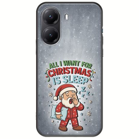 All I Want For Christmas Is - Sleep Xiaomi Poco X7 Pro 5G Black TPU (Μαύρη Σιλικόνη)