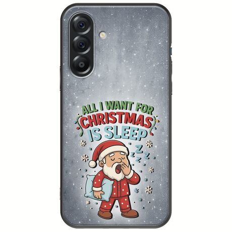 All I Want For Christmas Is - Sleep Samsung Galaxy A56 5G Black TPU (Μαύρη Σιλικόνη)