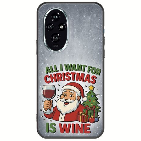 All I Want For Christmas Is - Wine Honor 200 5G Black TPU (Μαύρη Σιλικόνη)
