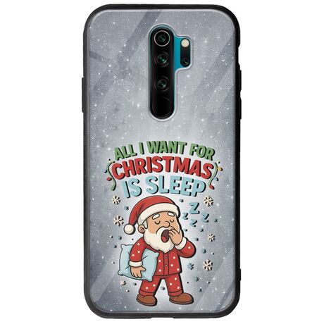All I Want For Christmas Is - Sleep Xiaomi Redmi Note 8 Pro Groove TPU (Tempered Glass και TPU)