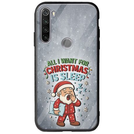 All I Want For Christmas Is - Sleep Xiaomi Redmi Note 8T Groove TPU (Tempered Glass και TPU)