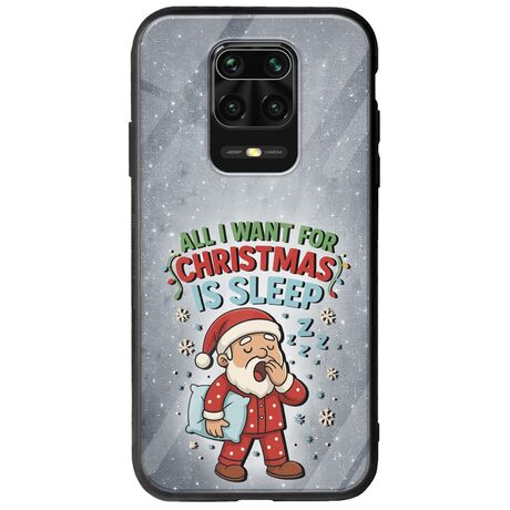 All I Want For Christmas Is - Sleep Xiaomi Redmi Note 9S / 9 Pro / 9 Pro Max Groove TPU (Tempered Glass και TPU)