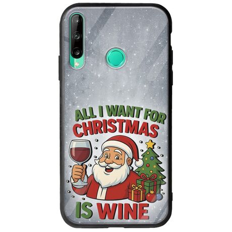 All I Want For Christmas Is - Wine Huawei P40 Lite E Groove TPU (Tempered Glass και TPU)