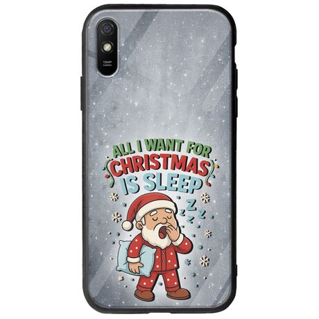 All I Want For Christmas Is - Sleep Xiaomi Redmi 9A Groove TPU (Tempered Glass και TPU)