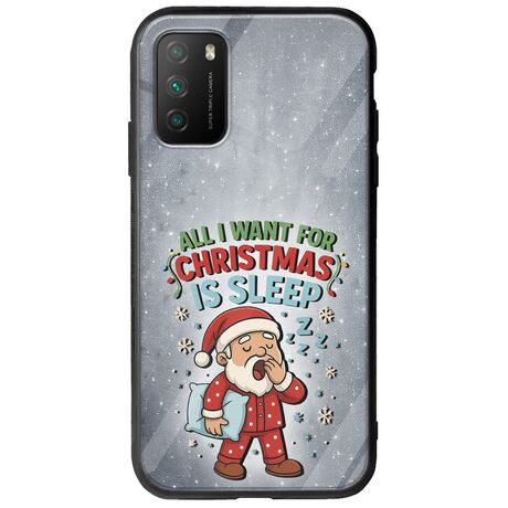 All I Want For Christmas Is - Sleep Xiaomi Poco M3 Groove TPU (Tempered Glass και TPU)