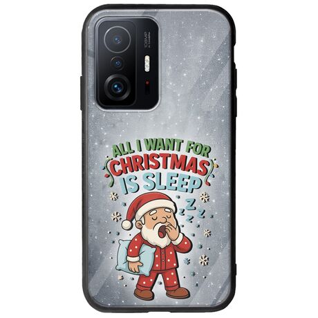 All I Want For Christmas Is - Sleep Xiaomi 11T / 11T Pro Groove TPU (Tempered Glass και TPU)