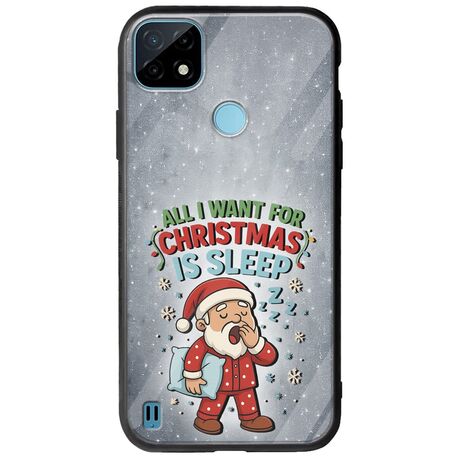 All I Want For Christmas Is - Sleep Realme C21Y / Realme C25Y Groove TPU (Tempered Glass και TPU)