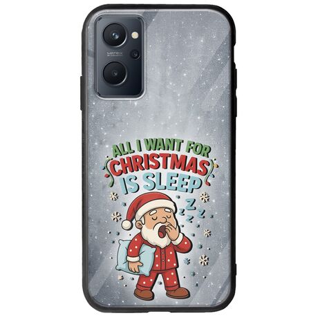 All I Want For Christmas Is - Sleep Realme 9i Groove TPU (Tempered Glass και TPU)