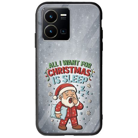 All I Want For Christmas Is - Sleep Vivo Y35 Groove TPU (Tempered Glass και TPU)