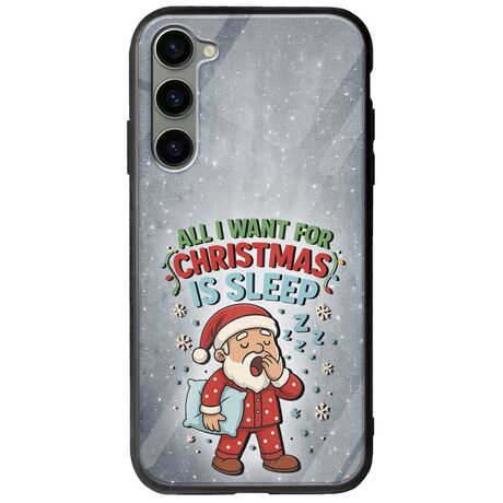 All I Want For Christmas Is - Sleep Samsung Galaxy S23 5G Groove TPU (Tempered Glass και TPU)