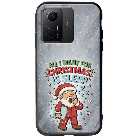 All I Want For Christmas Is - Sleep Xiaomi Redmi Note 12S Groove TPU (Tempered Glass και TPU)