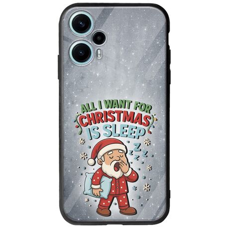 All I Want For Christmas Is - Sleep Xiaomi Poco F5 5G Groove TPU (Tempered Glass και TPU)