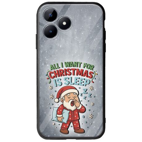 All I Want For Christmas Is - Sleep Realme C53 Groove TPU (Tempered Glass και TPU)