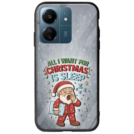All I Want For Christmas Is - Sleep Xiaomi Poco C65 Groove TPU (Tempered Glass και TPU)