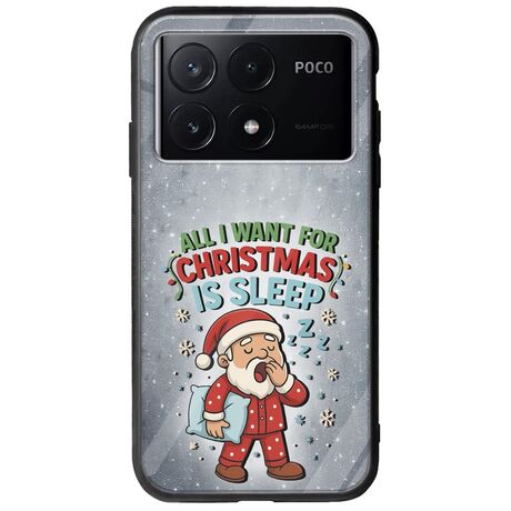 All I Want For Christmas Is - Sleep Xiaomi Poco X6 Pro 5G Groove TPU (Tempered Glass και TPU)