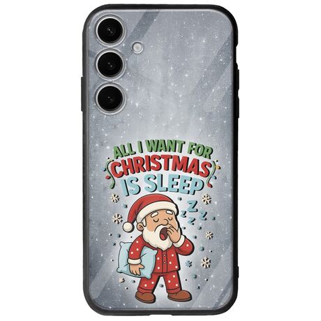 All I Want For Christmas Is - Sleep Samsung Galaxy A15 4G / 5G Groove TPU (Tempered Glass και TPU)