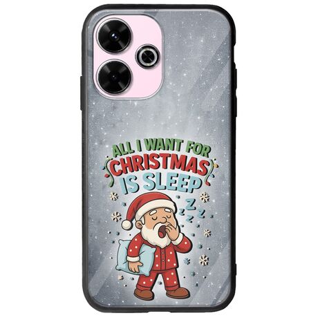 All I Want For Christmas Is - Sleep Xiaomi Poco M6 4G Groove TPU (Tempered Glass και TPU)