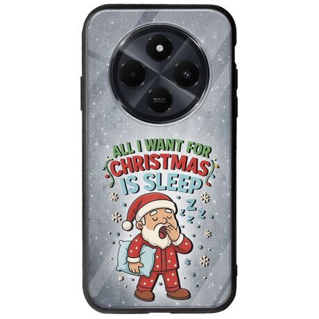 All I Want For Christmas Is - Sleep Xiaomi Redmi 14C Groove TPU (Tempered Glass και TPU)