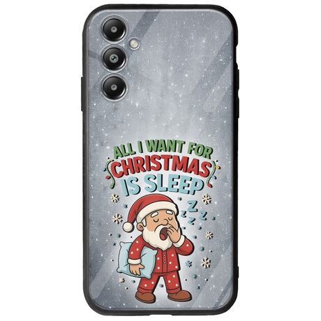 All I Want For Christmas Is - Sleep Samsung Galaxy A16 4G / 5G Groove TPU (Tempered Glass και TPU)