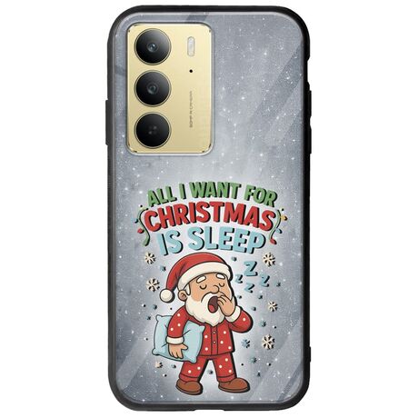 All I Want For Christmas Is - Sleep Realme C75 4G Groove TPU (Tempered Glass και TPU)