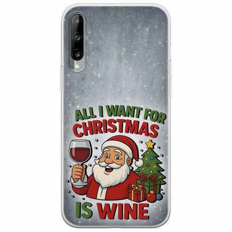 All I Want For Christmas Is - Wine Samsung Galaxy A30s Flexible TPU (Διάφανη Σιλικόνη)