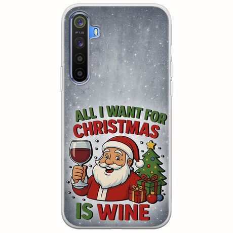 All I Want For Christmas Is - Wine Realme 6 Flexible TPU (Διάφανη Σιλικόνη)