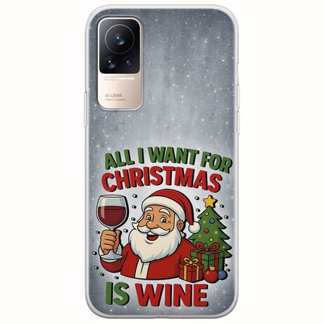 All I Want For Christmas Is - Wine Xiaomi Civi Flexible TPU (Διάφανη Σιλικόνη)