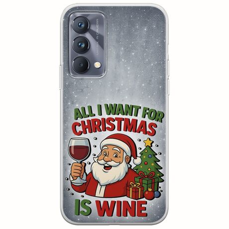 All I Want For Christmas Is - Wine Realme GT 5G Flexible TPU (Διάφανη Σιλικόνη)