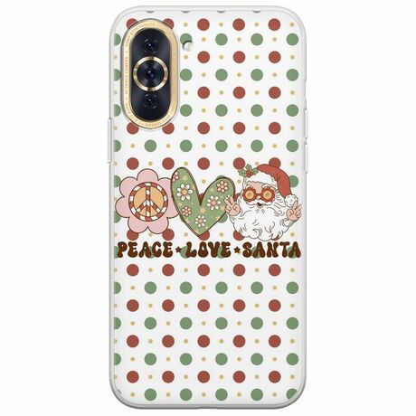 Peace Love Santa Huawei Nova 10 Flexible TPU (Διάφανη Σιλικόνη)