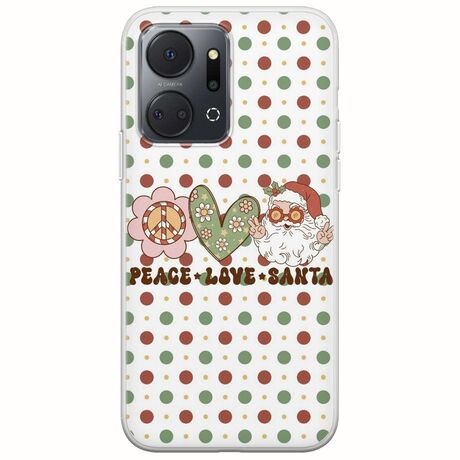 Peace Love Santa Honor X7a Flexible TPU (Διάφανη Σιλικόνη)