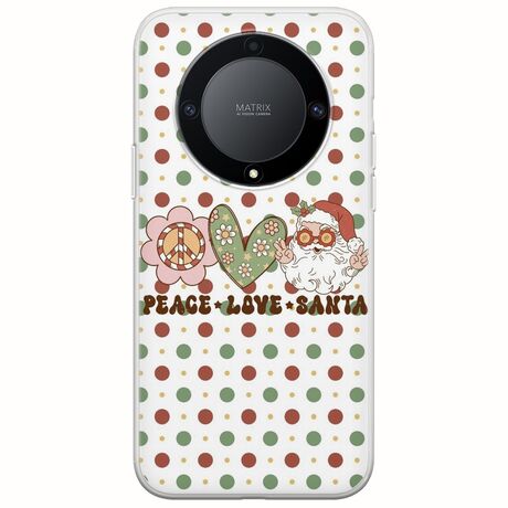 Peace Love Santa Honor Magic 5 Lite 5G Flexible TPU (Διάφανη Σιλικόνη)