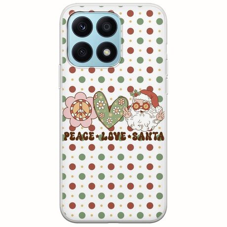 Peace Love Santa Honor X8a Flexible TPU (Διάφανη Σιλικόνη)