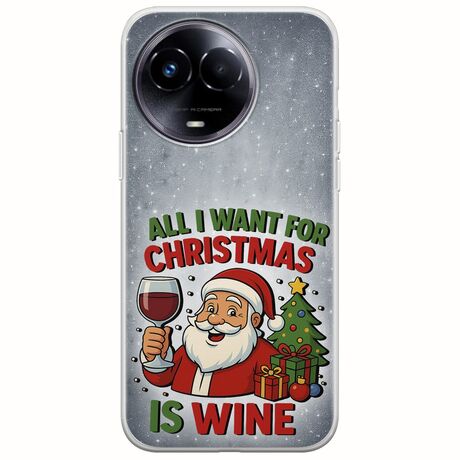 All I Want For Christmas Is - Wine Realme 11 5G Flexible TPU (Διάφανη Σιλικόνη)