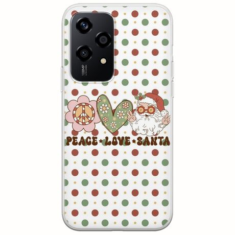 Peace Love Santa Honor 200 Lite 5G Flexible TPU (Διάφανη Σιλικόνη)