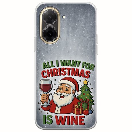 All I Want For Christmas Is - Wine Xiaomi Redmi A5 4G Flexible TPU (Διάφανη Σιλικόνη)