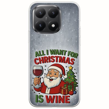 All I Want For Christmas Is - Wine Xiaomi 15T 5G Flexible TPU (Διάφανη Σιλικόνη)