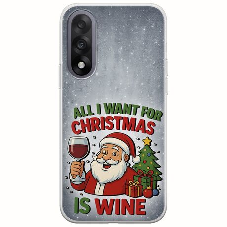 All I Want For Christmas Is - Wine OnePlus Nord 5 5G Flexible TPU (Διάφανη Σιλικόνη)
