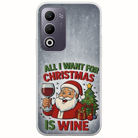All I Want For Christmas Is - Wine Oppo A5 4G/5G Flexible TPU (Διάφανη Σιλικόνη)