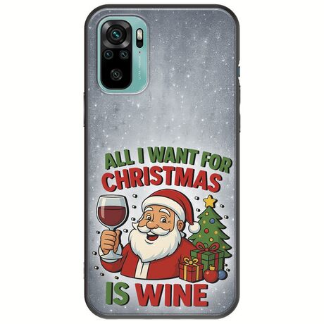 All I Want For Christmas Is - Wine Xiaomi Redmi Note 10 / 10s Black TPU (Μαύρη Σιλικόνη)