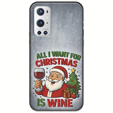 All I Want For Christmas Is - Wine OnePlus 9 Pro Black TPU (Μαύρη Σιλικόνη)