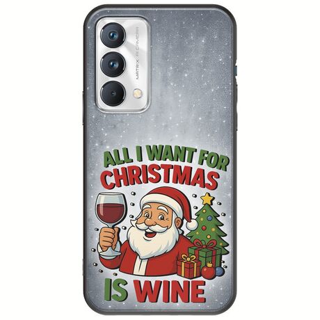 All I Want For Christmas Is - Wine Realme GT Master Edition Black TPU (Μαύρη Σιλικόνη)