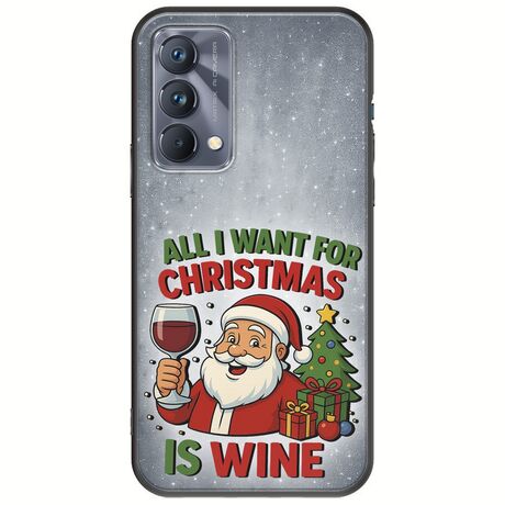 All I Want For Christmas Is - Wine Realme GT 5G Black TPU (Μαύρη Σιλικόνη)